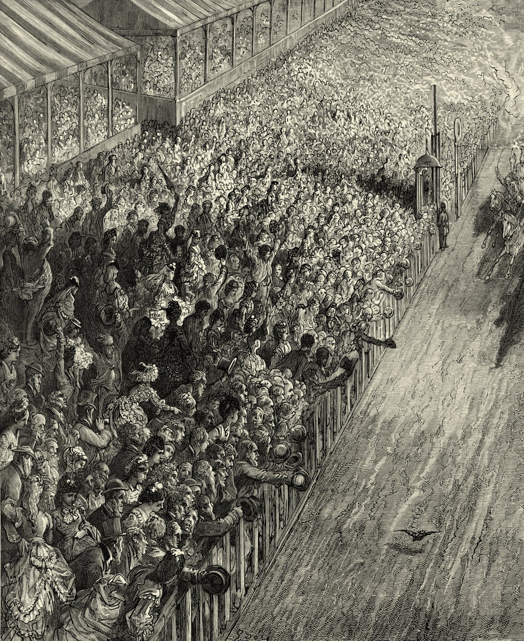 Viktorianisches Derby-Finale von Gustave Dore