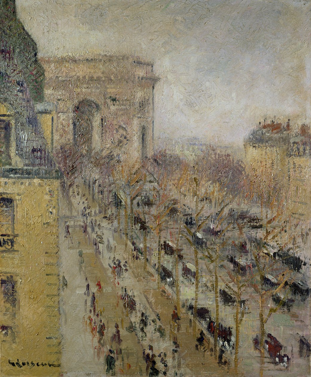 Der Arc de Triomphe, 1930 von Gustave Loiseau