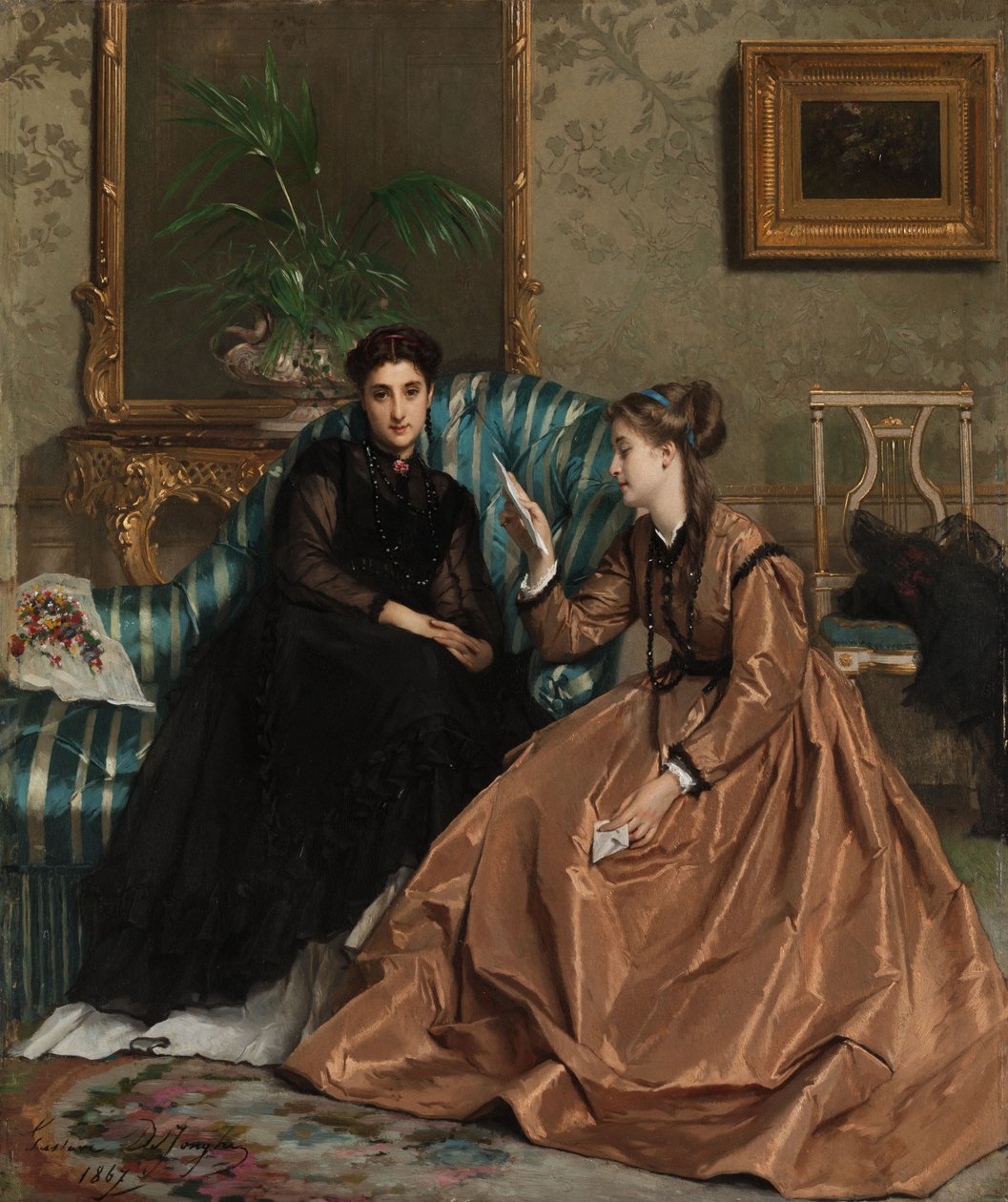 Der Liebesbrief von Gustave Léonard de Jonghe  