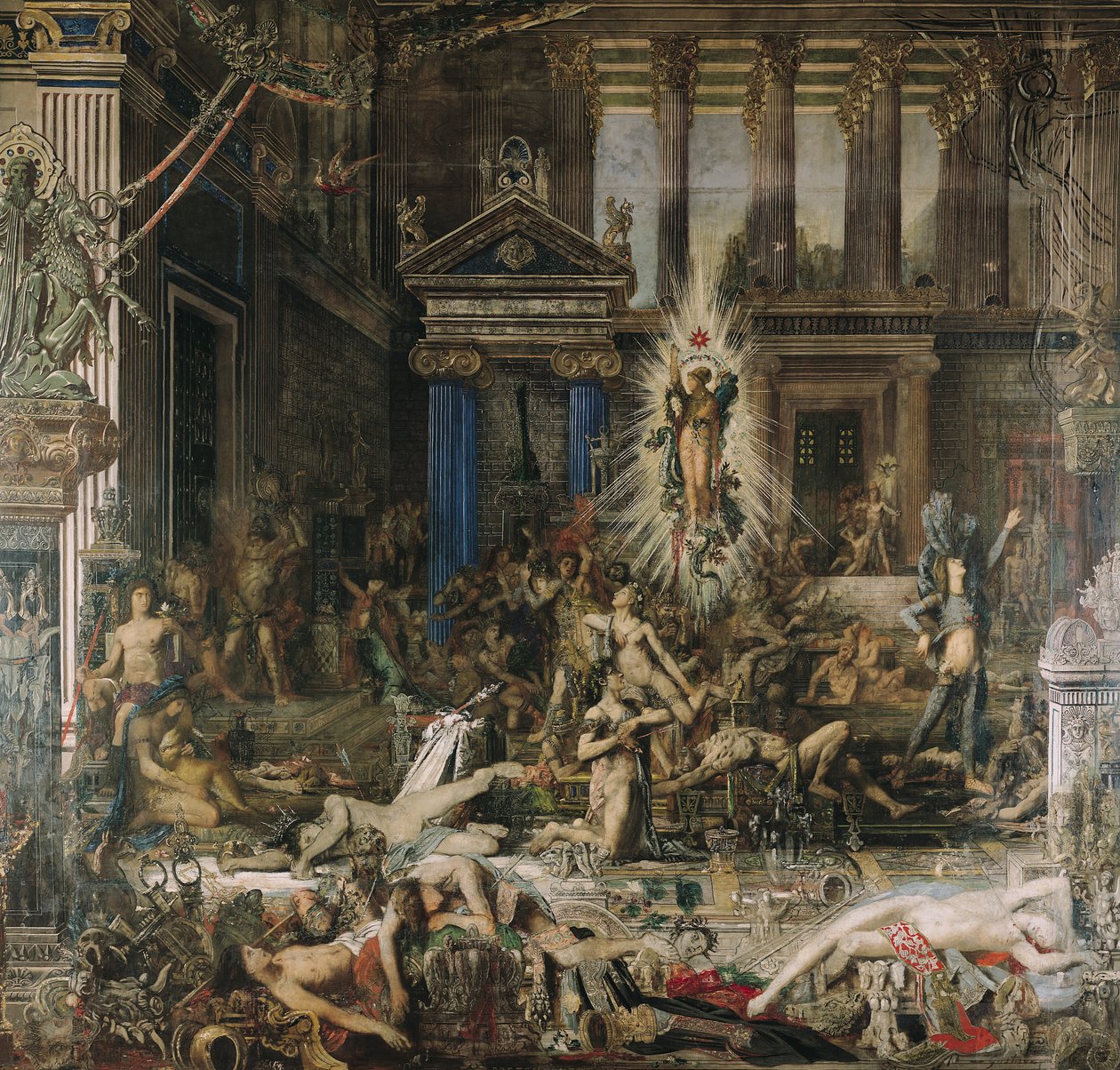 Die Freier, 1862-98 von Gustave Moreau