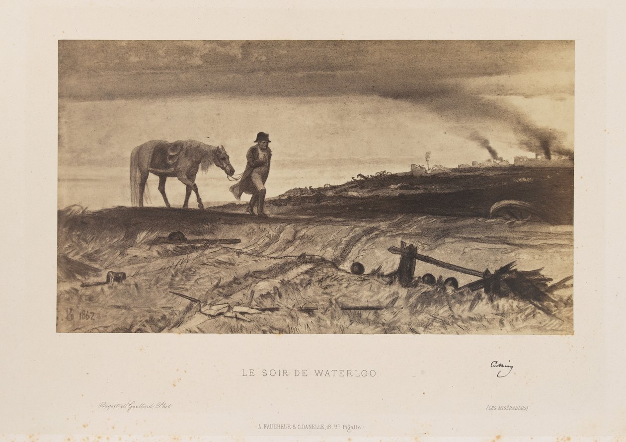 Le soir de Waterloo von Gustave Brion