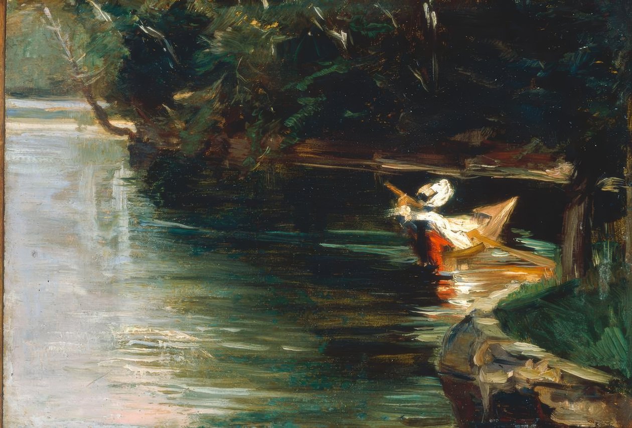 Ufer der Yerres von Gustave Caillebotte