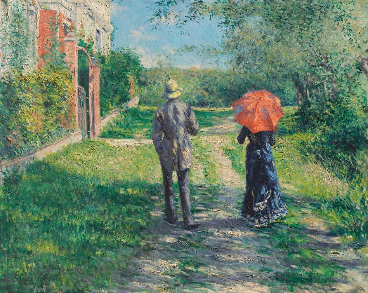 Chemin montant, 1881 von Gustave Caillebotte
