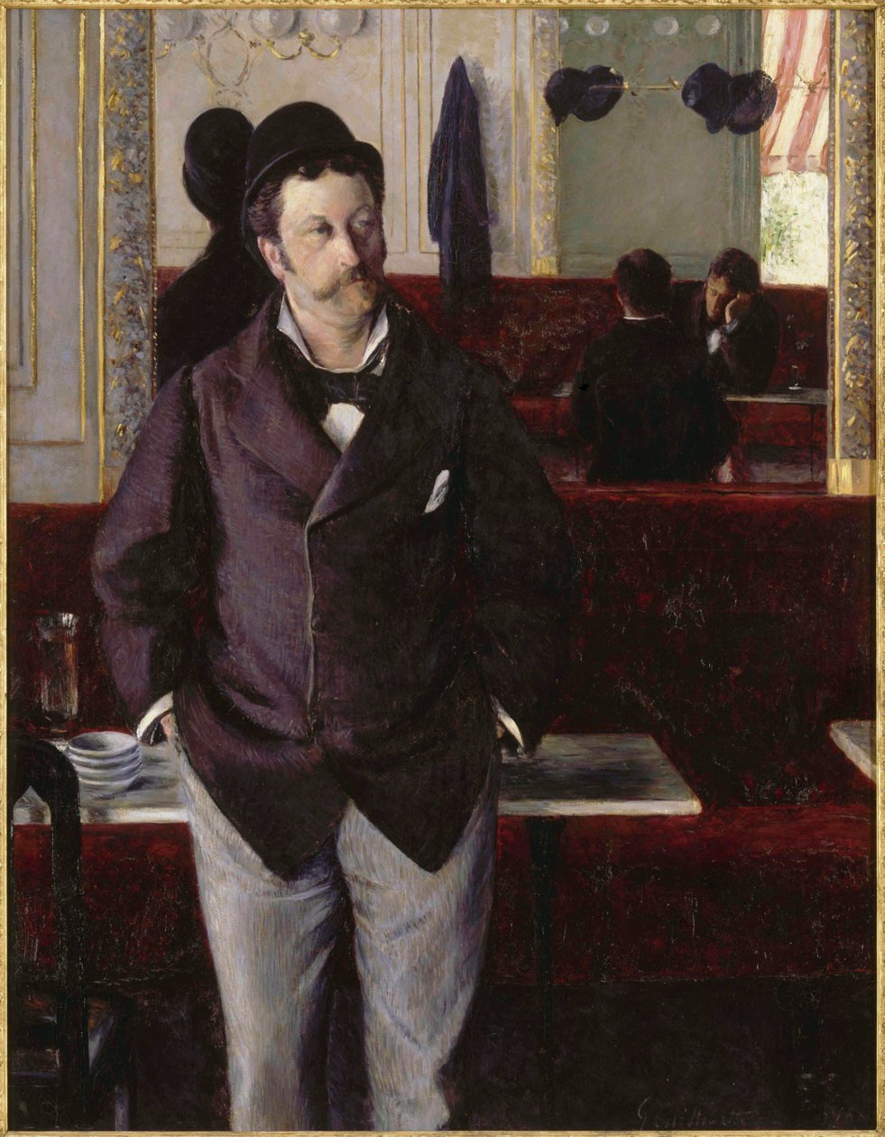 In einem Café, 1880 von Gustave Caillebotte