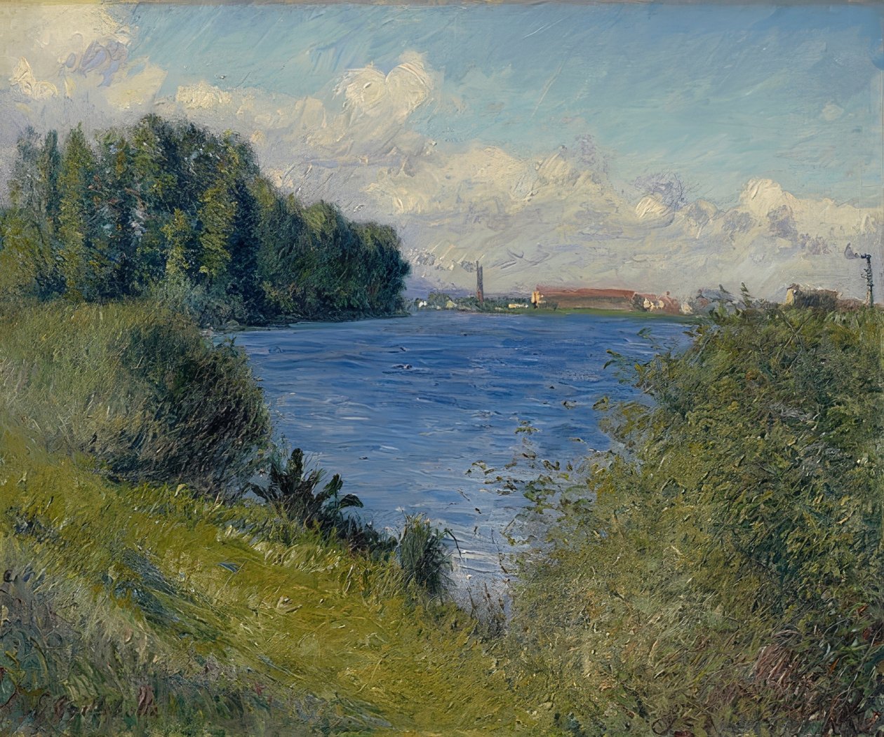 Die Seine bei Argenteuil von Gustave Caillebotte