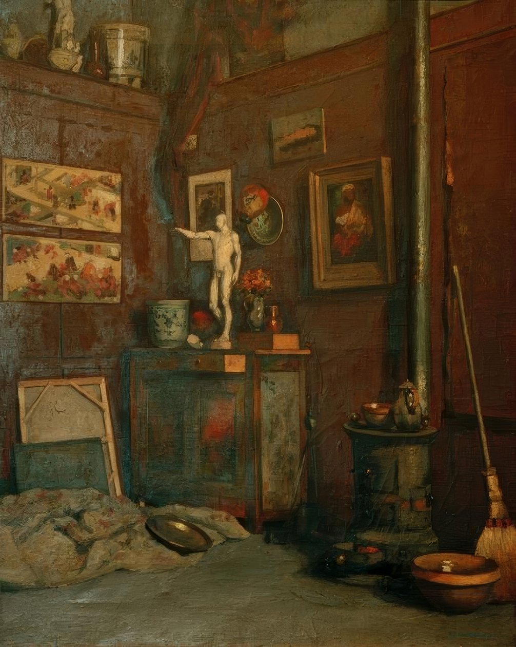 Atelierinterieur von Gustave Caillebotte