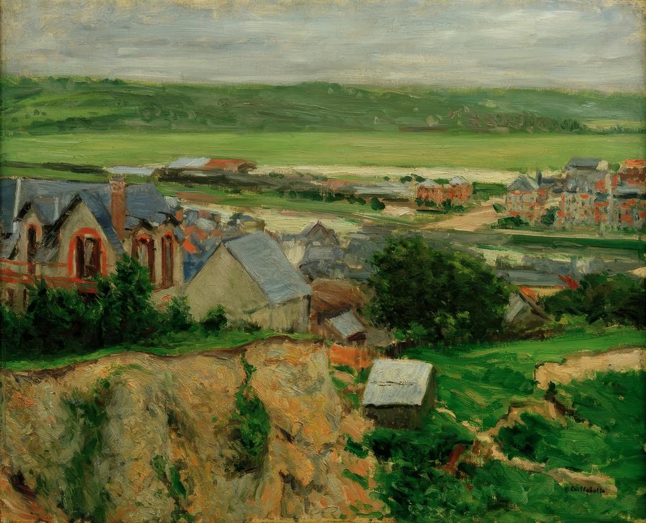 Das Tal der Touques, Trouville von Gustave Caillebotte