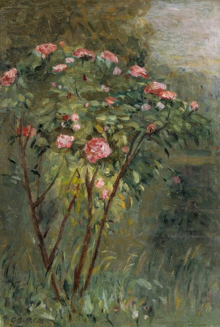 Le rosier von Gustave Caillebotte