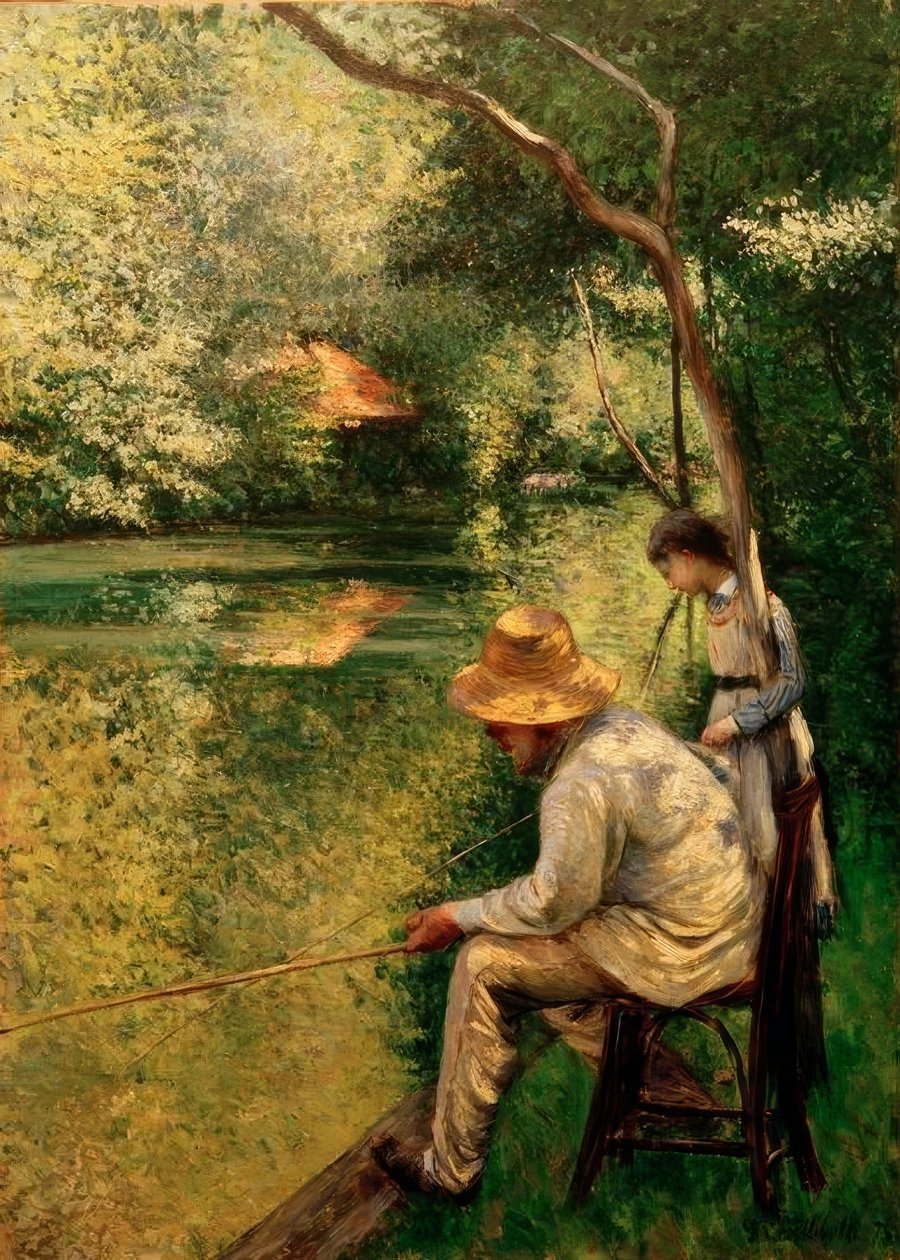 Angeln von Gustave Caillebotte