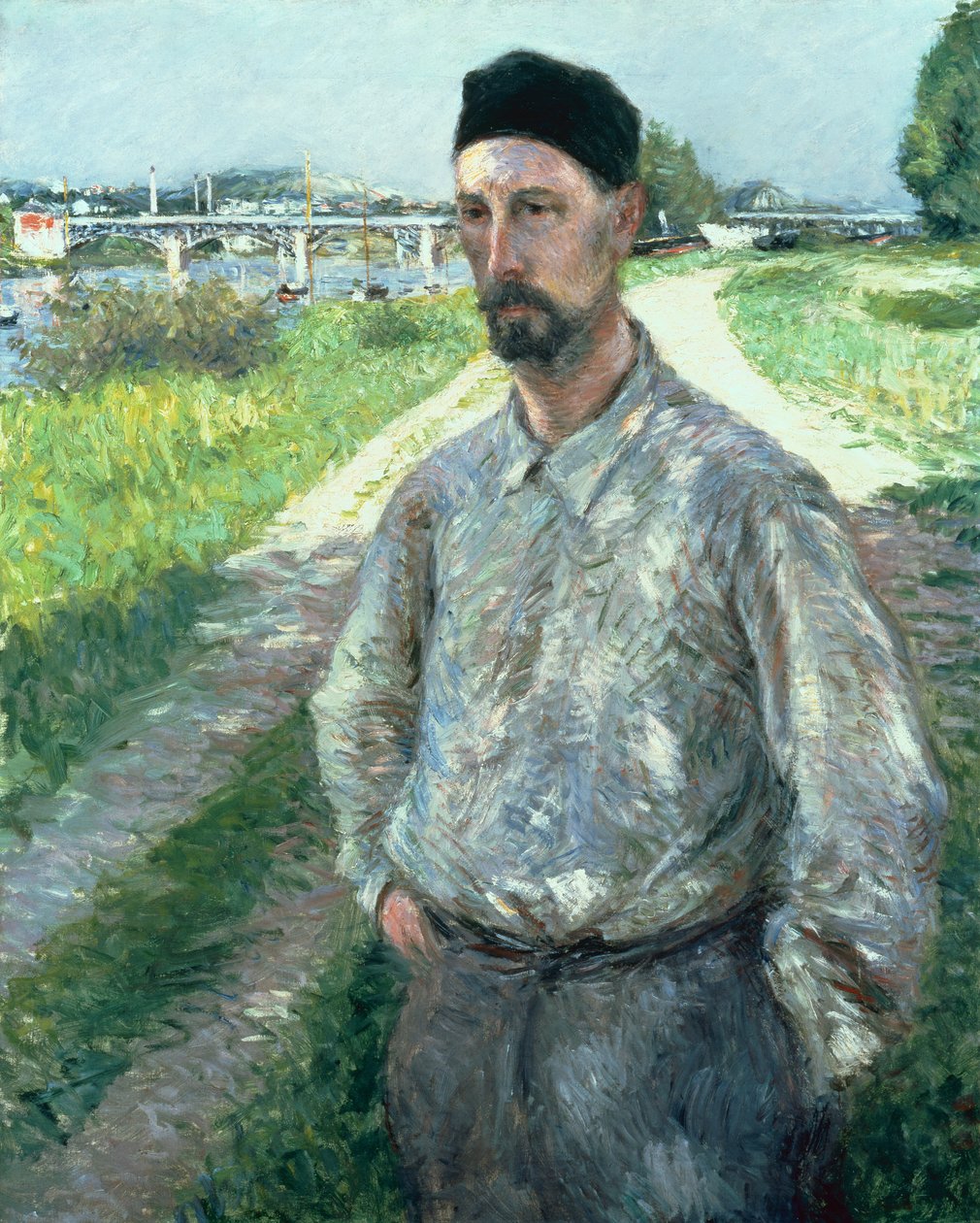 Porträt von Eugene Lamy von Gustave Caillebotte