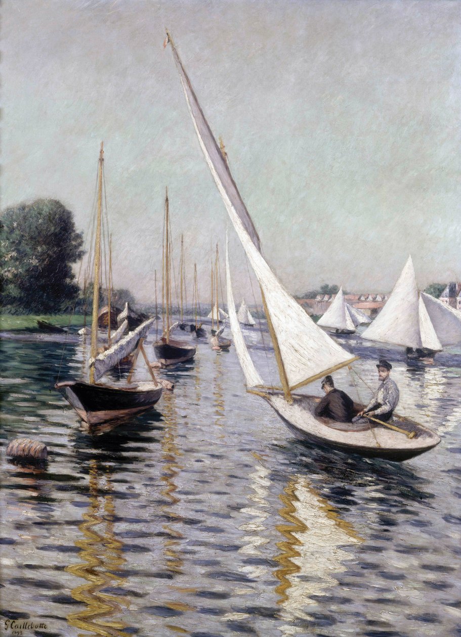 Regatten in Argenteuil, 1893 von Gustave Caillebotte