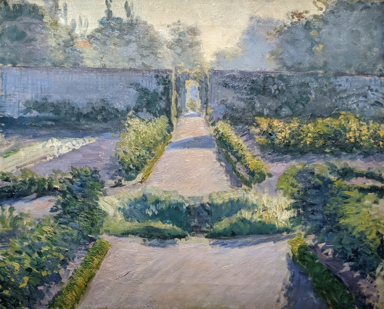 Der Küchengarten, Yerres von Gustave Caillebotte