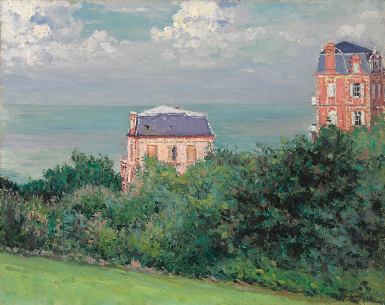 Villen in Villers-sur-Mer, 1880 von Gustave Caillebotte