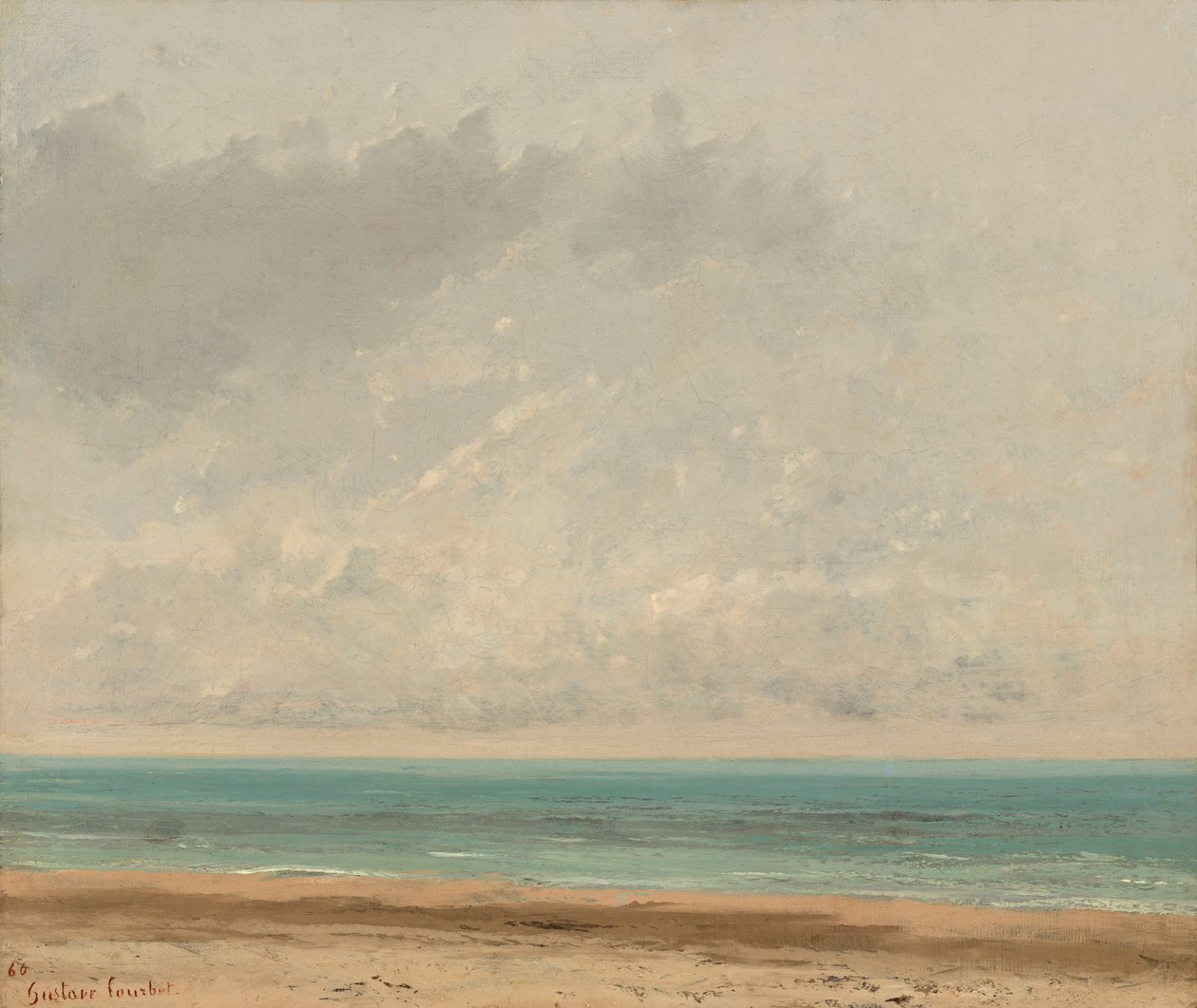 Ruhige See von Gustave Courbet