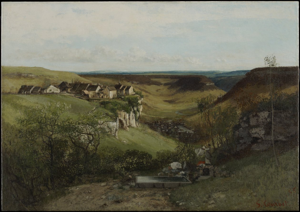 Schloss Ornans von Gustave Courbet