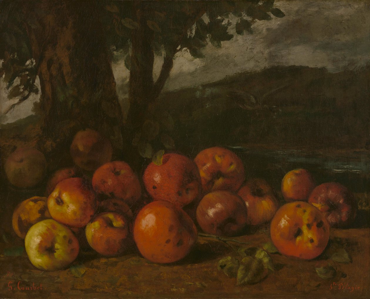 Courbet - Stillleben mit Äpfeln, 1872 von Gustave Courbet
