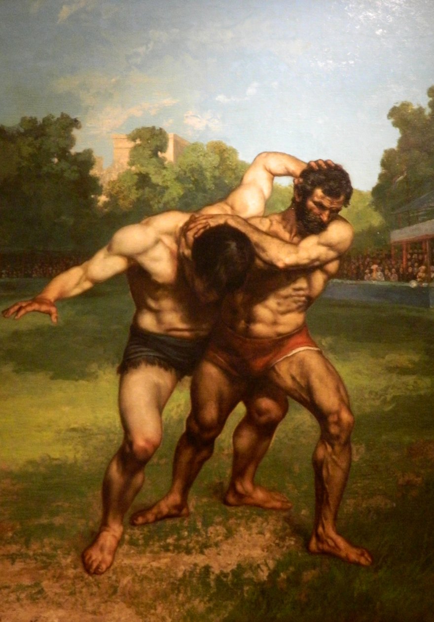 Gustave Courbet - Ringer von Gustave Courbet