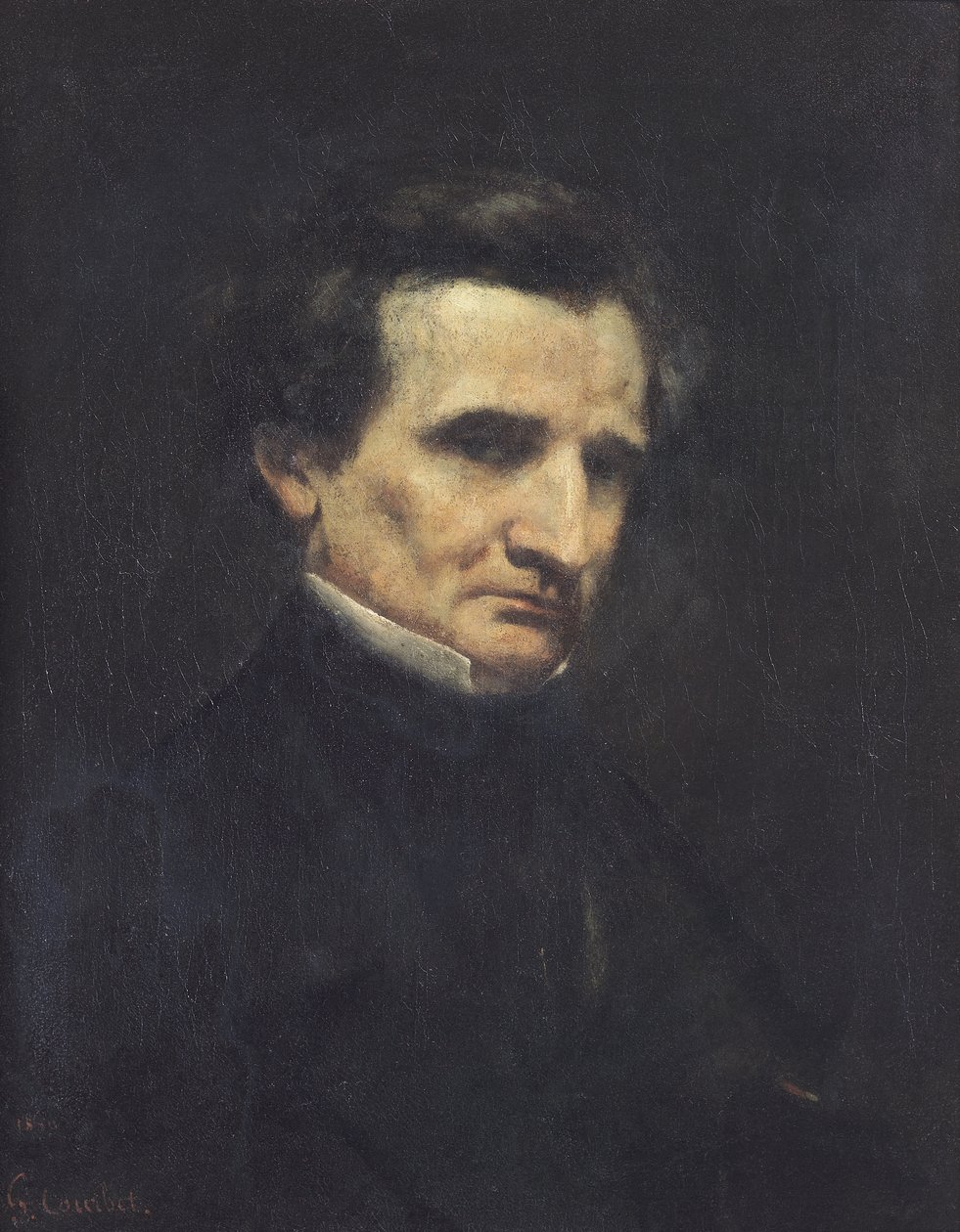 Hector Berlioz (1803-69), 1850 von Gustave Courbet