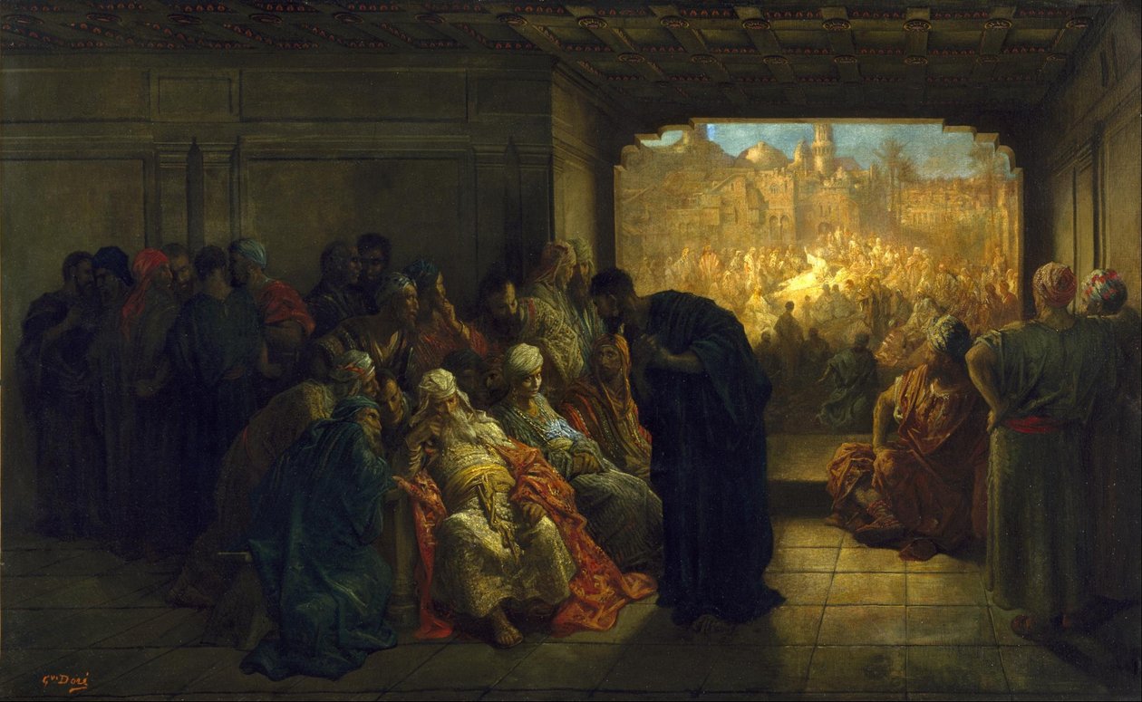 Das Haus des Kaiphas von Gustave Dore