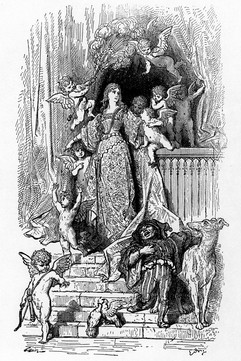 Alcina in ihrer Pracht von Gustave Dore
