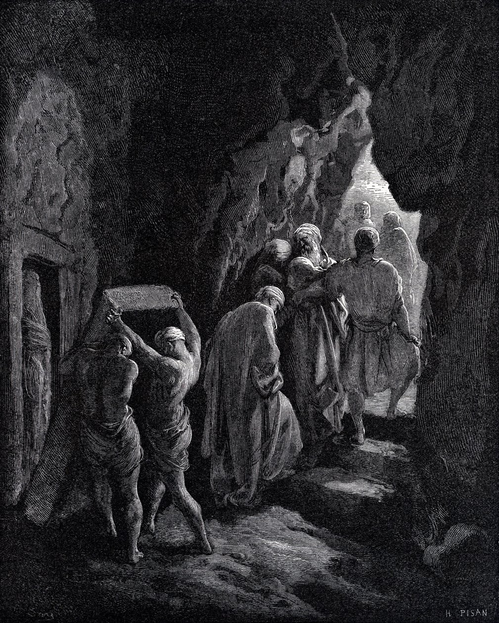 Begräbnis von Sarah von Gustave Dore