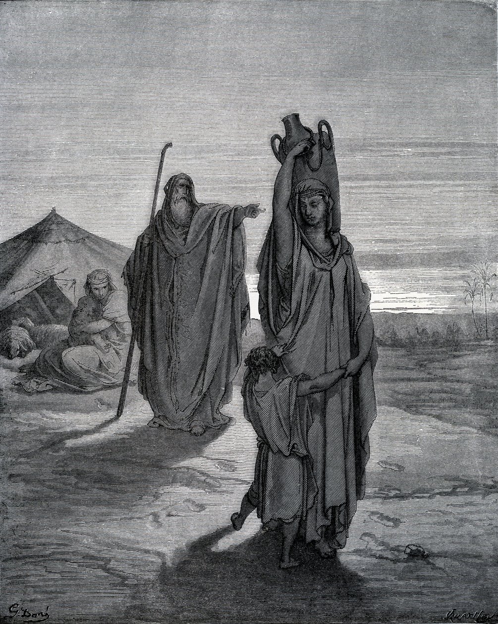 Vertreibung von Hagar von Gustave Dore