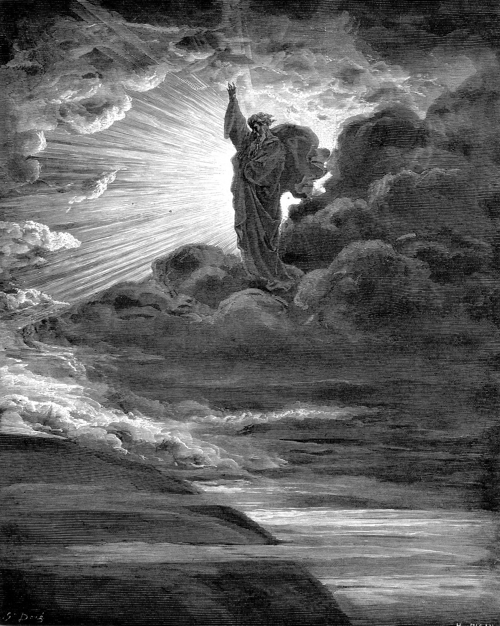 Gott erschafft Licht von Gustave Dore