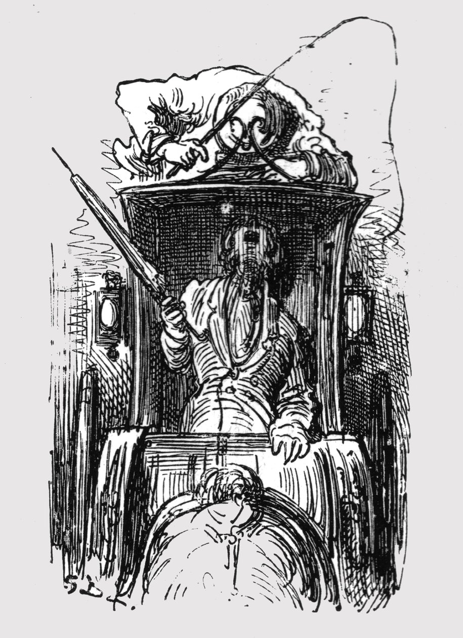 Hansom Cab, 1872 von Gustave Dore