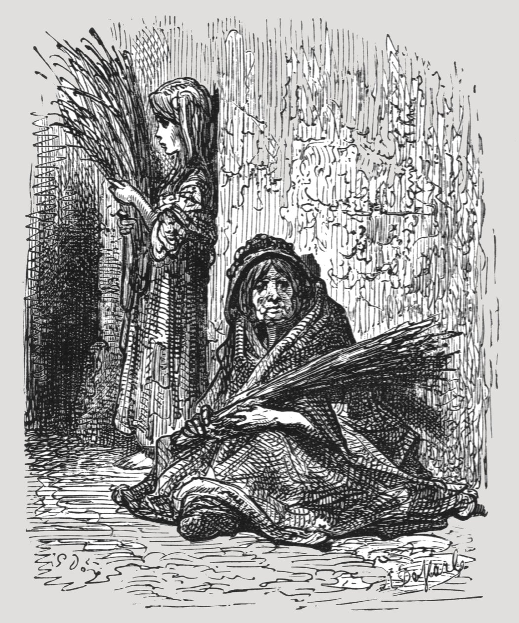 Lavendelmädchen, 1872 von Gustave Dore