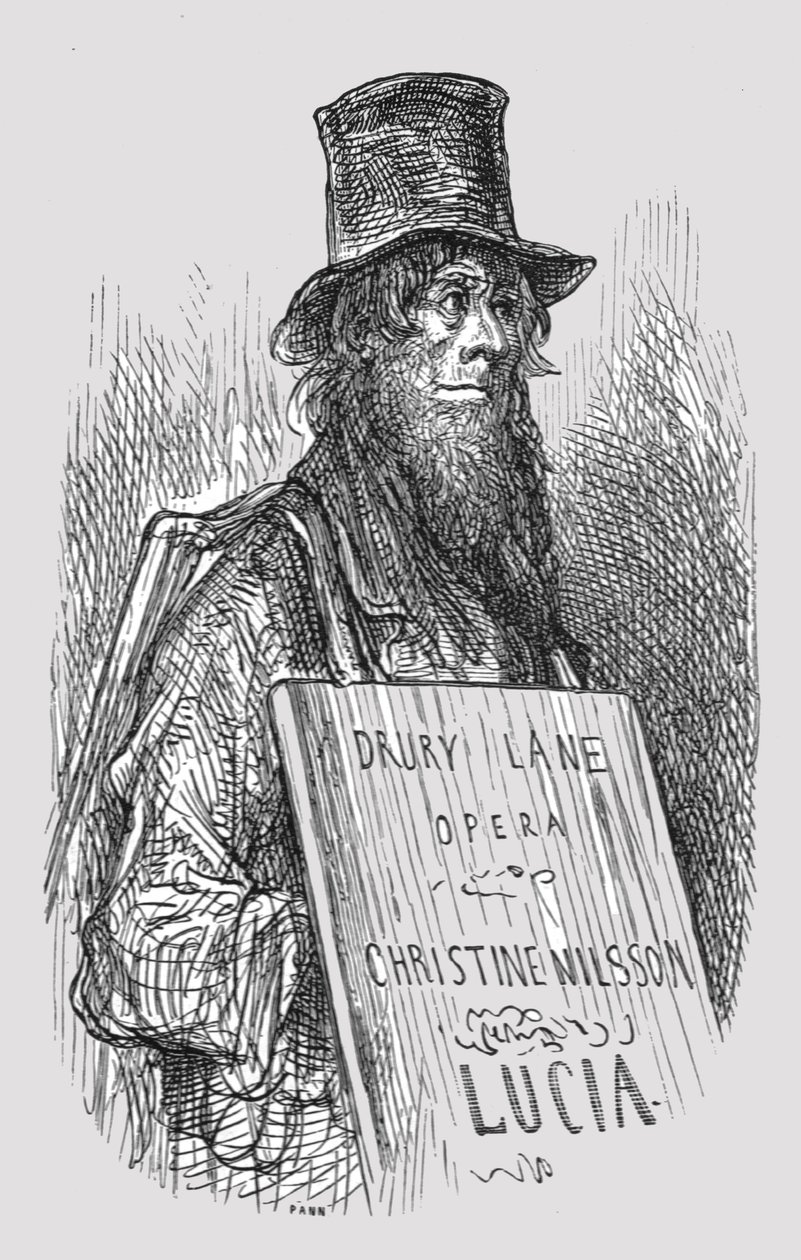 Das belebte Sandwich, 1872 von Gustave Dore