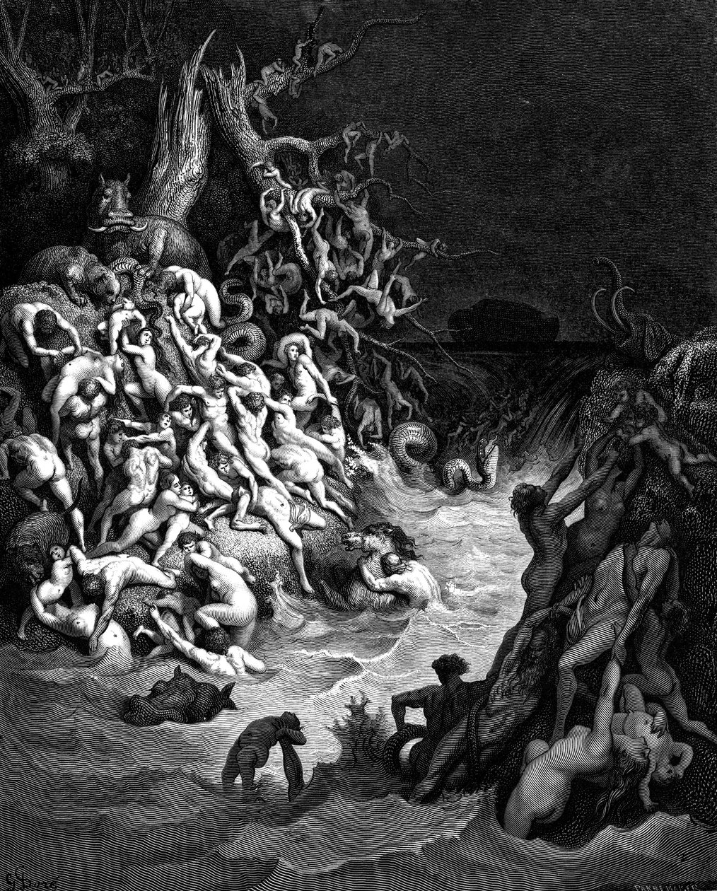 Die Flut, 1866 von Gustave Dore