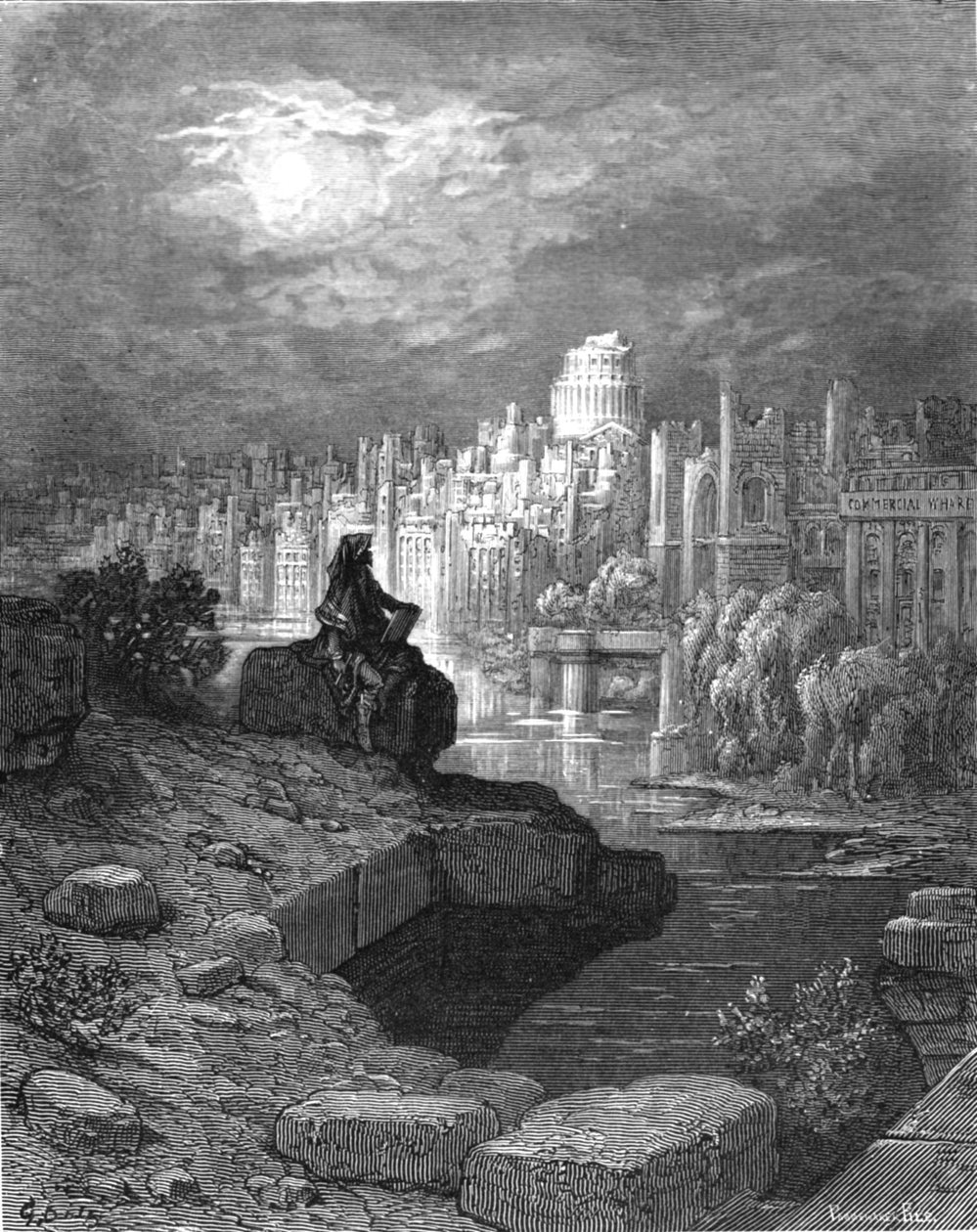 Der Neuseeländer (1872) von Gustave Dore