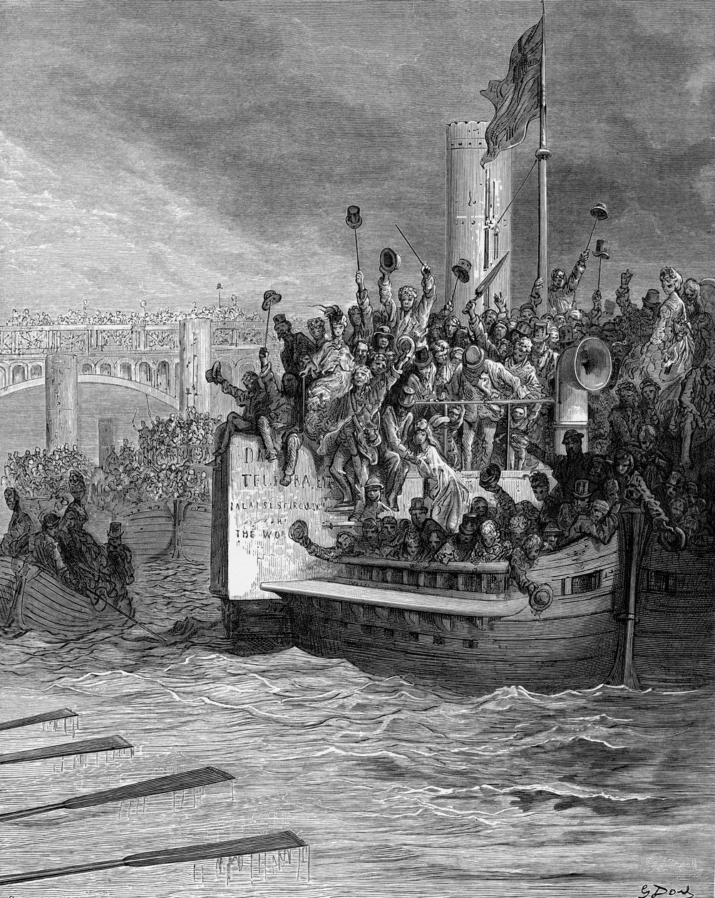 Das Rennen von Gustave Doré von Gustave Dore