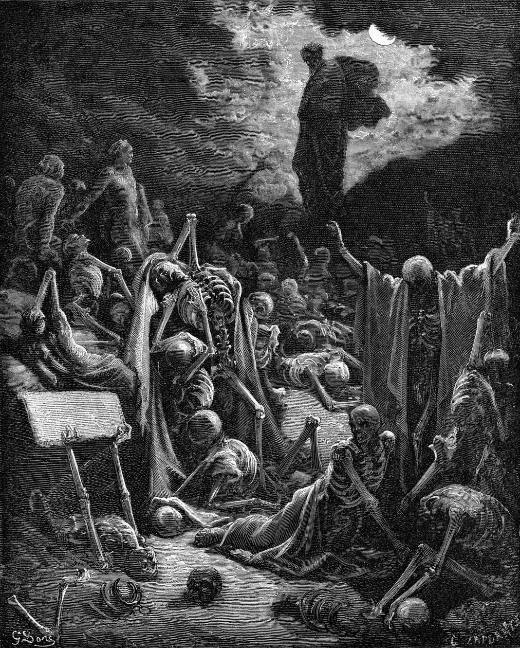 Die Vision von Ezechiel von Gustave Dore