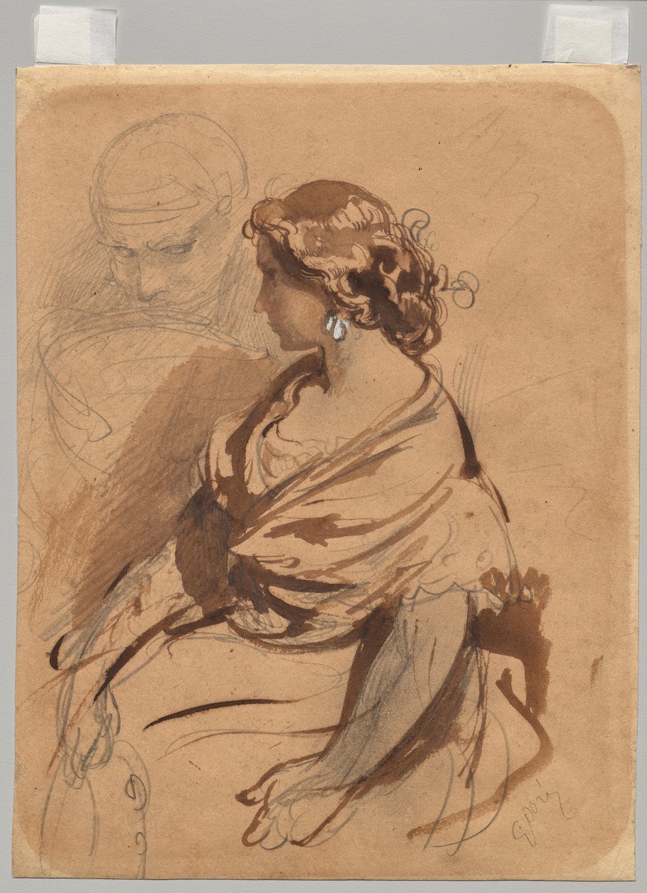 Junge Frau aus Valence von Gustave Dore