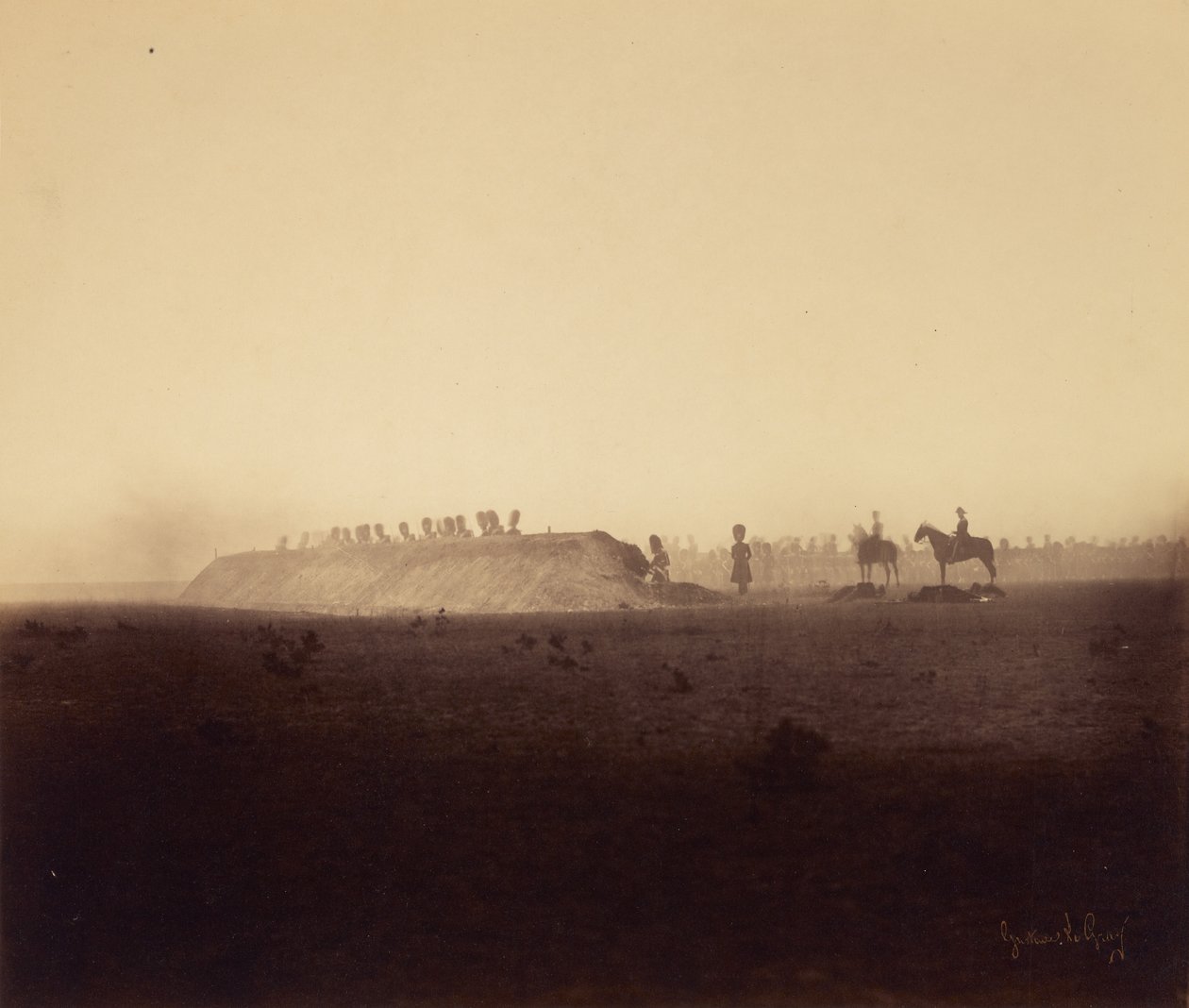 Kavalleriemanöver, 3. Oktober von Gustave Le Gray