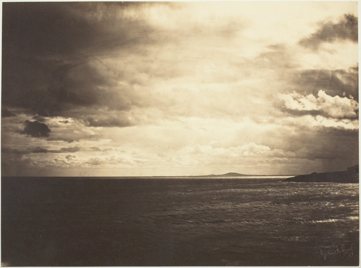 Bewölkter Himmel, Mittelmeer von Gustave Le Gray
