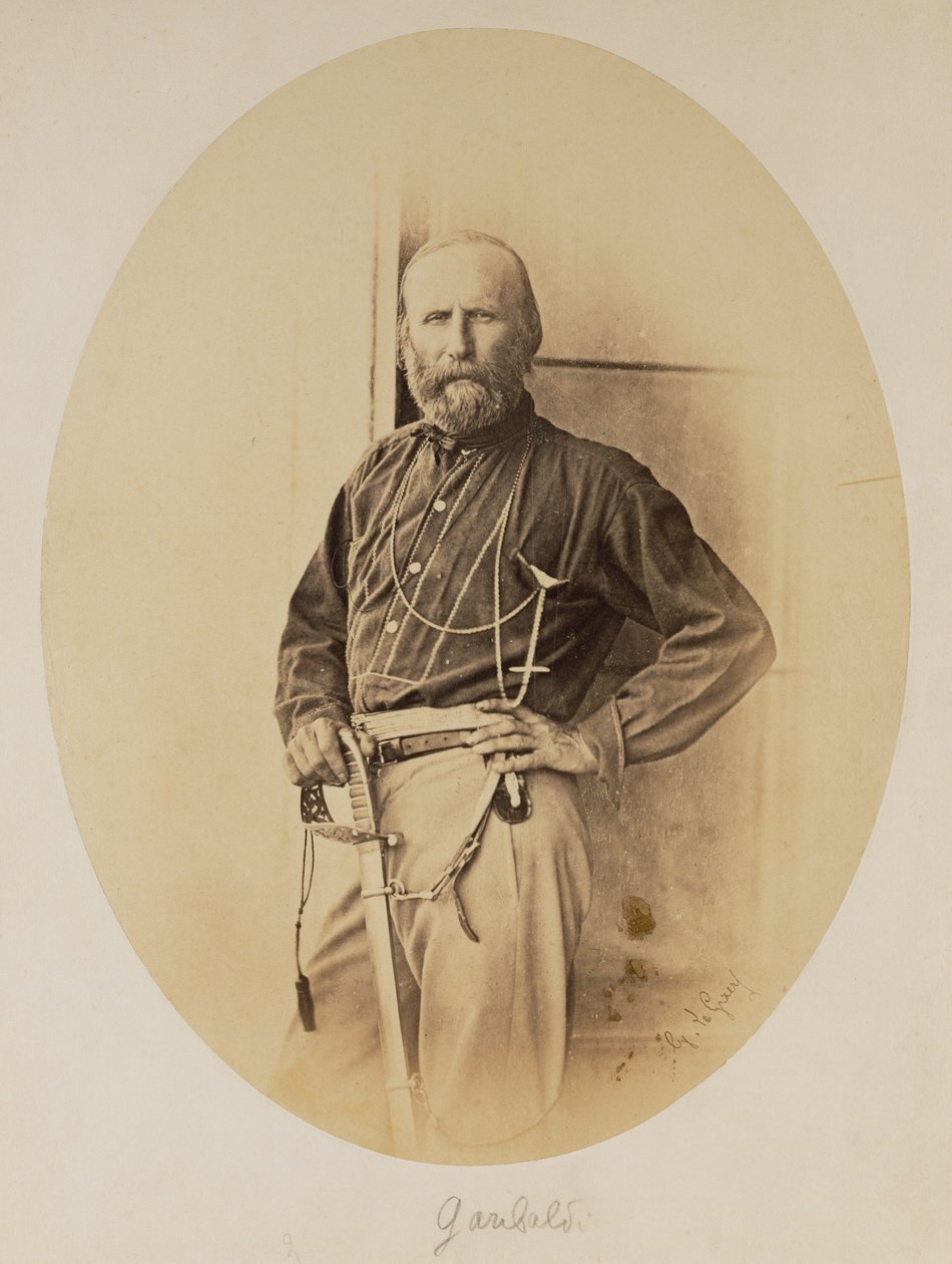 Porträt von Giuseppe Garibaldi von Gustave Le Gray