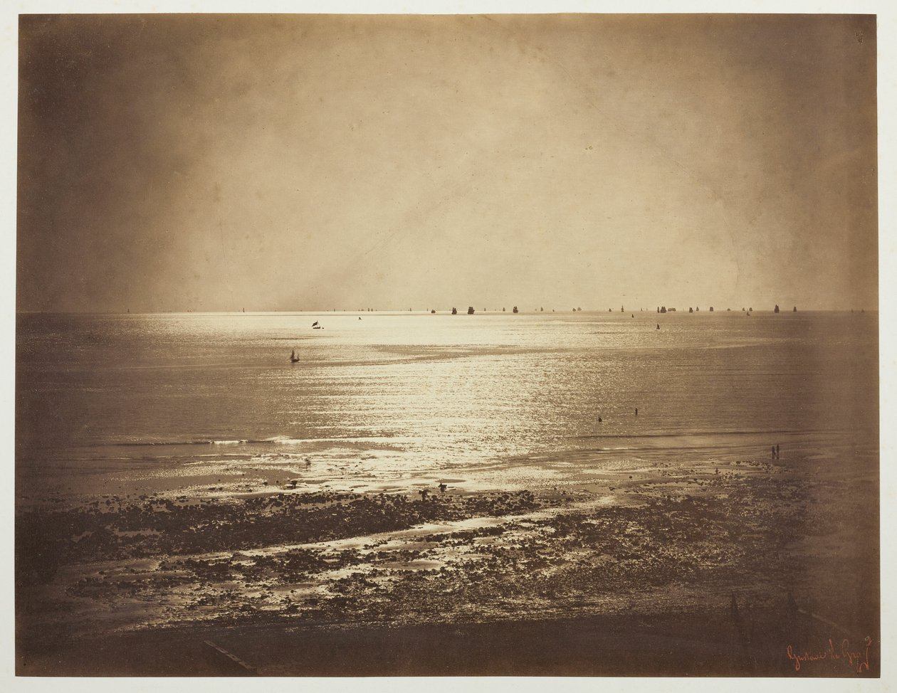 Meereslandschaft, Normandie von Gustave Le Gray