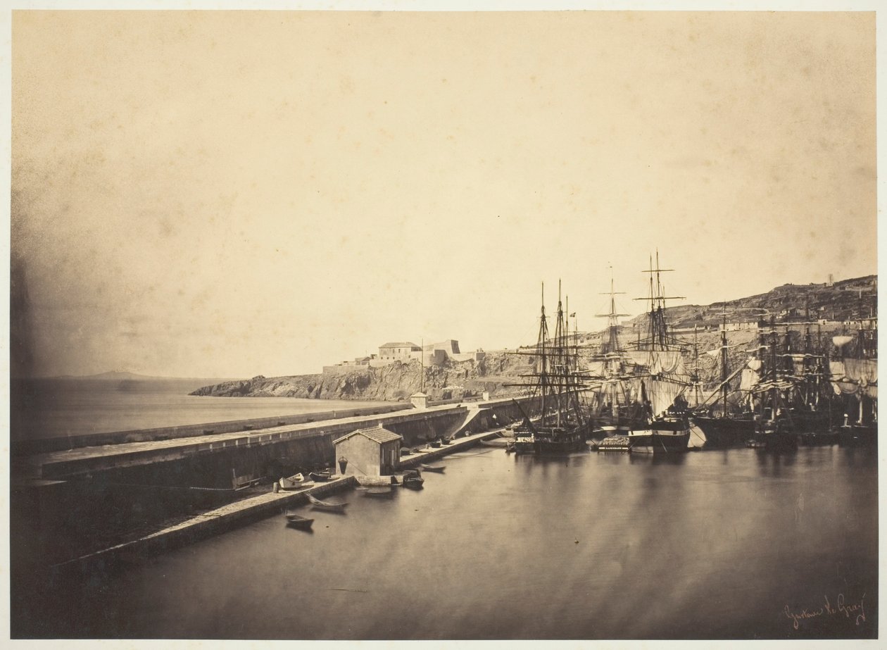 Der Steg in Sète von Gustave Le Gray
