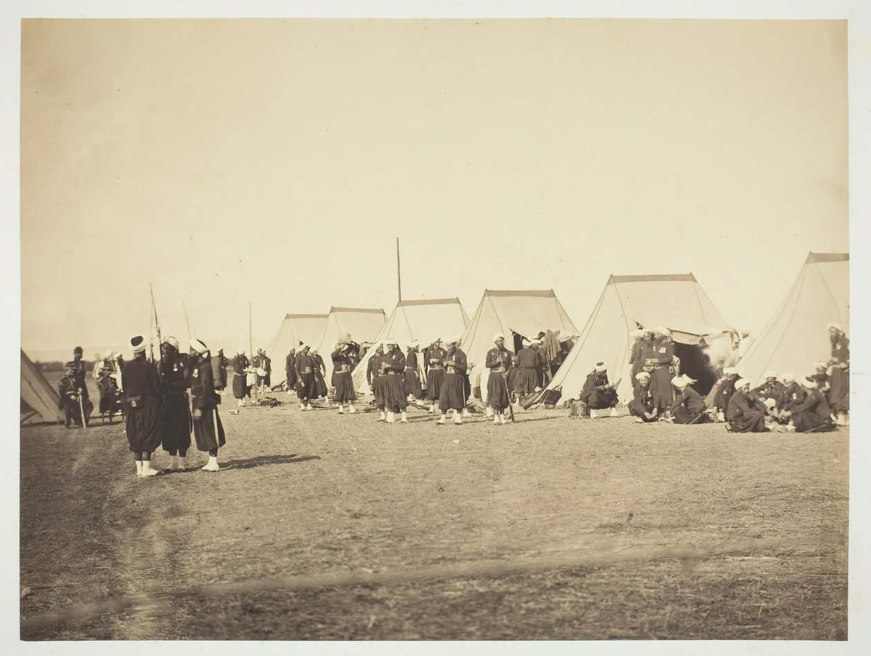 Ohne Titel [Zouaven], 1857 von Gustave Le Gray