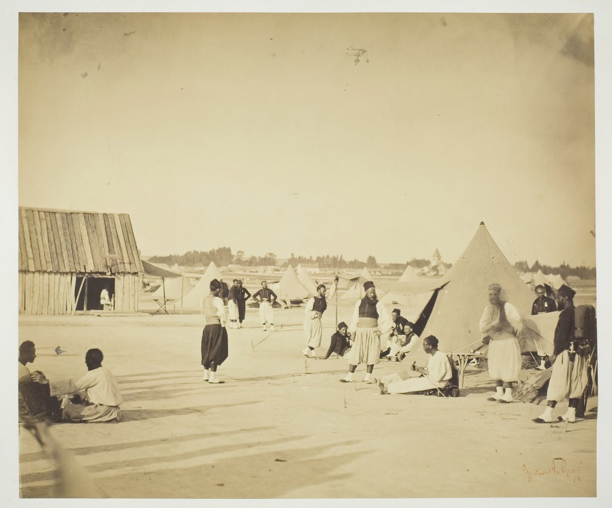 Ohne Titel Zouaven von Gustave Le Gray