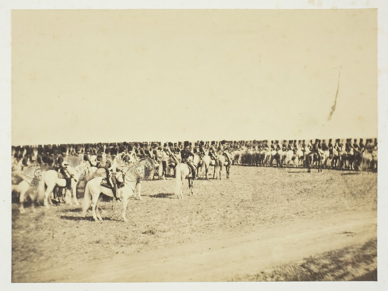 Ohne Titel [Kavallerie], 1857 von Gustave Le Gray