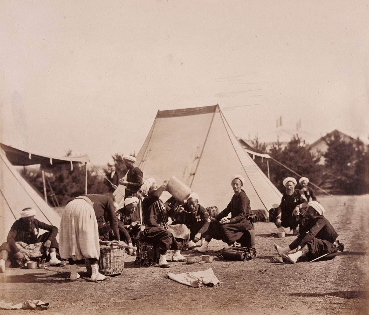 Mahlzeit der Zouaven von Gustave Le Gray