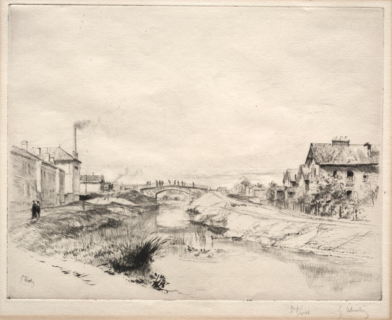 Industriegebiet, Troyes von Gustave Leheutre