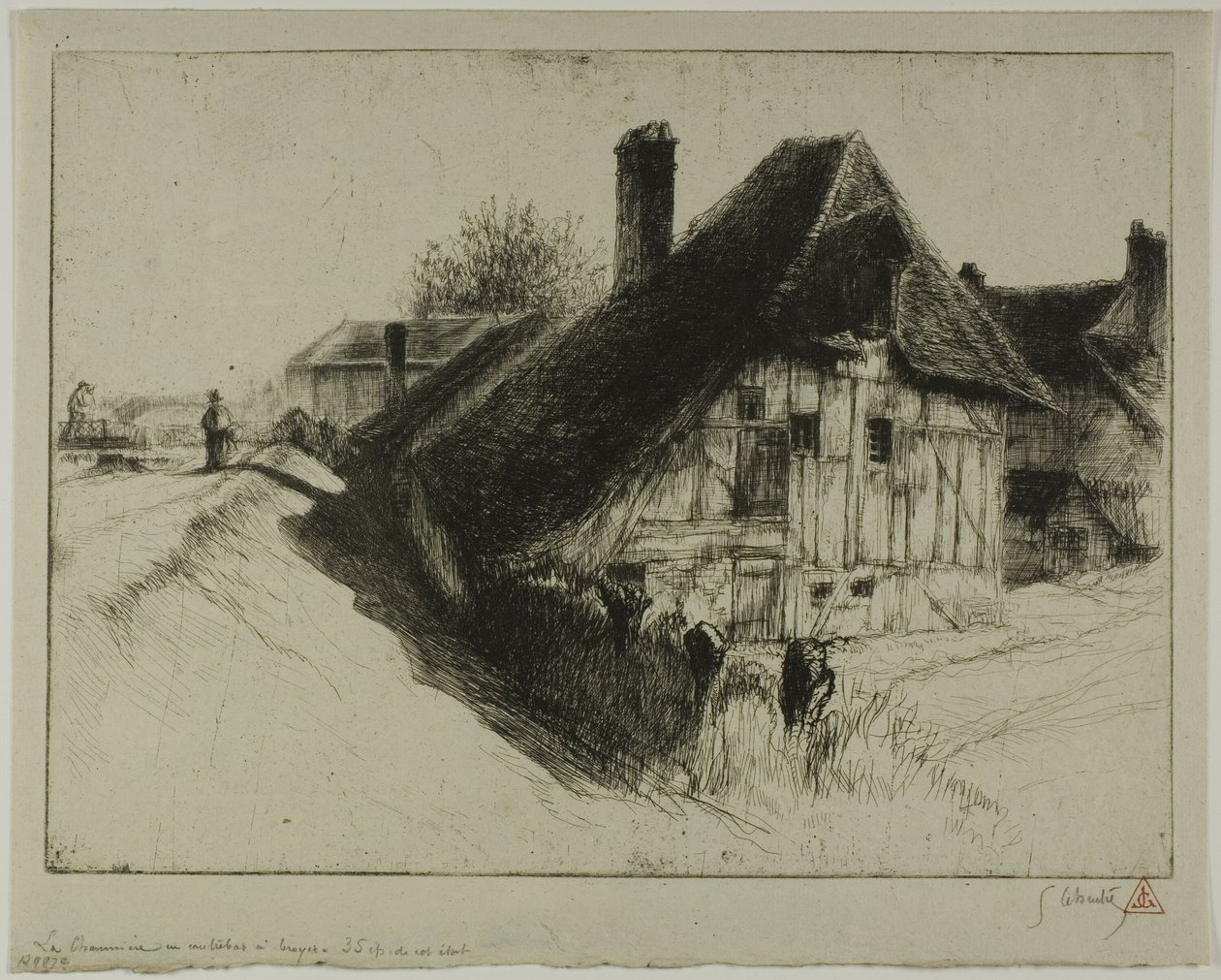 Niedrig sitzende Bauernwohnung, Troyes von Gustave Leheutre