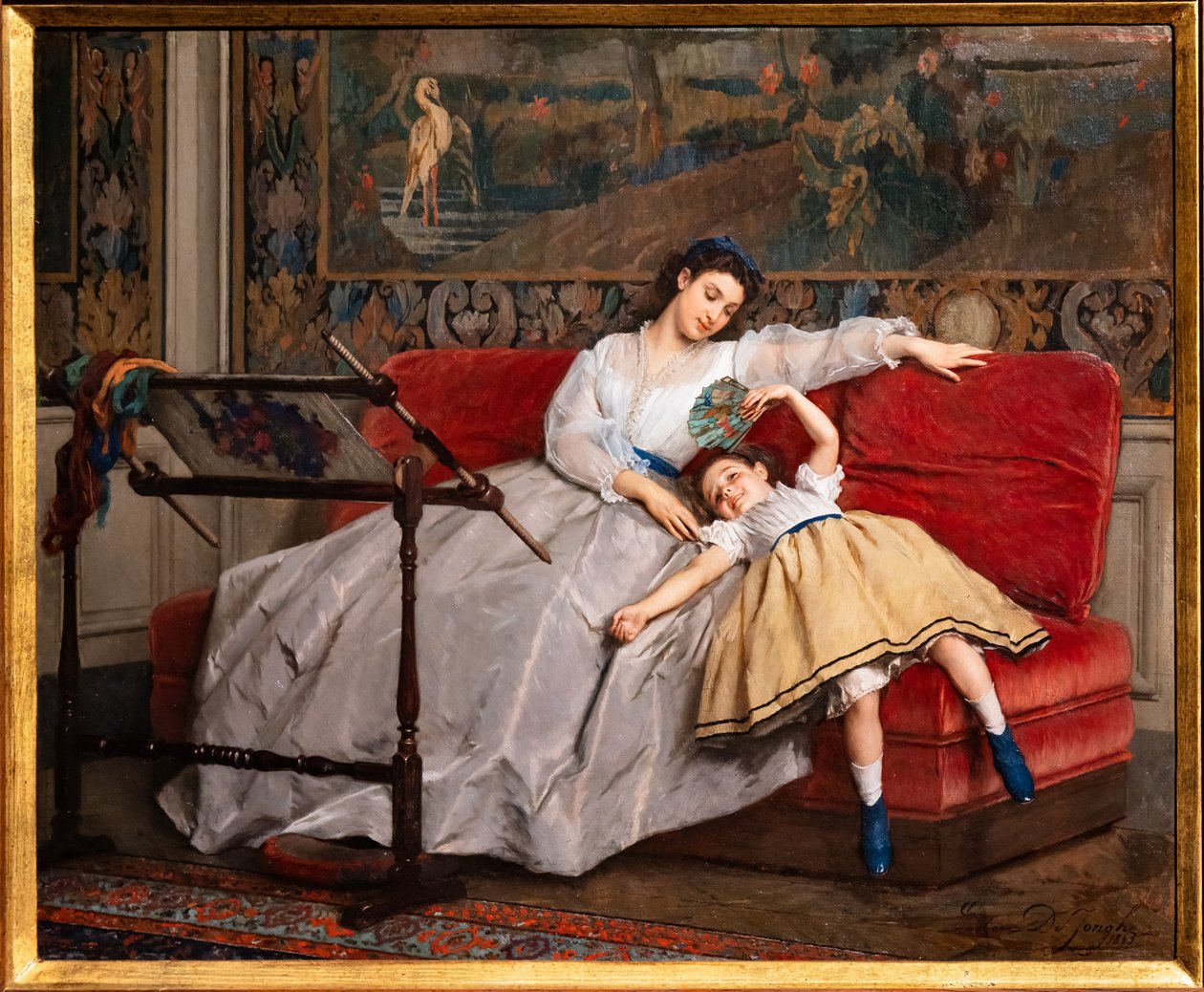 Freuden der Mutterschaft von Gustave Léonard de Jonghe