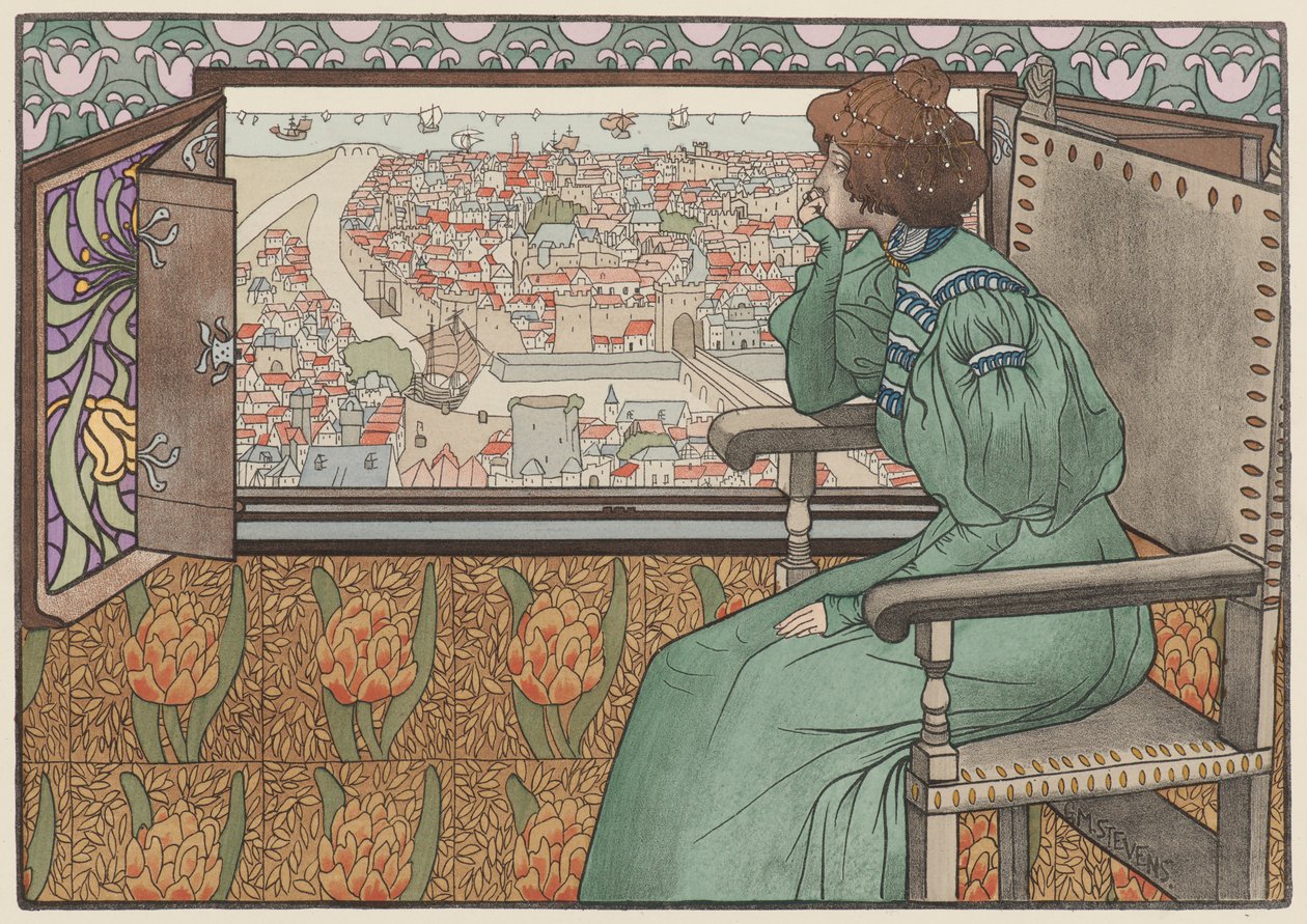 Solveig, ca. 1897 von Gustave Max Stevens