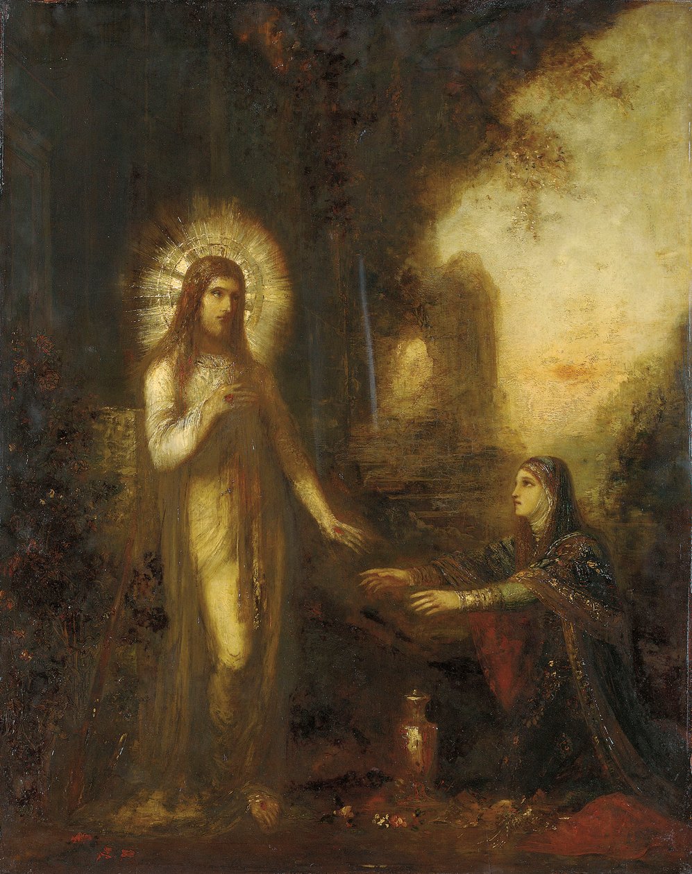 Christus und Maria Magdalena von Gustave Moreau