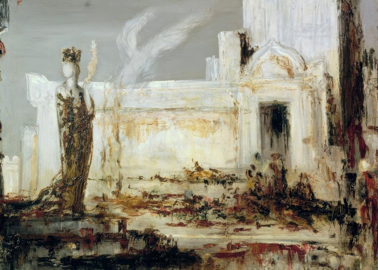 Helena an der Scee-Tür von Gustave Moreau